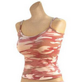 Women's Baby Pink Camo Tank Top